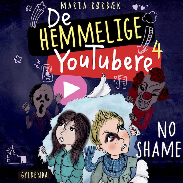 Book cover for De Hemmelige Youtubere 4 - No shame