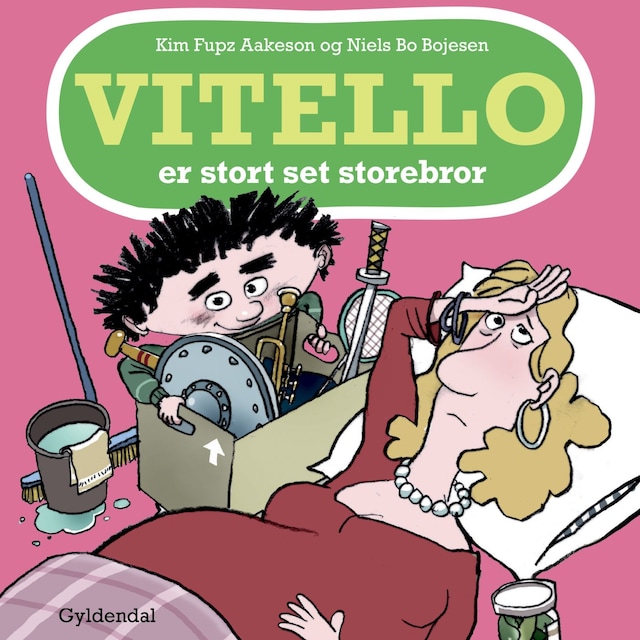 Copertina del libro per Vitello er stort set storebror