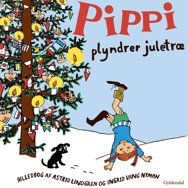 Buchcover für Pippi plyndrer juletræ
