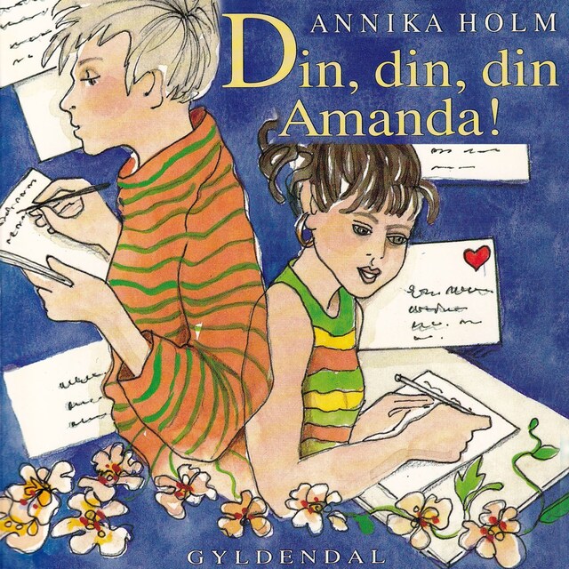 Kirjankansi teokselle Din, din, din Amanda!