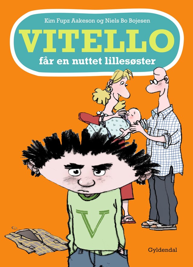 Portada de libro para Vitello får en nuttet lillesøster - Lyt&læs