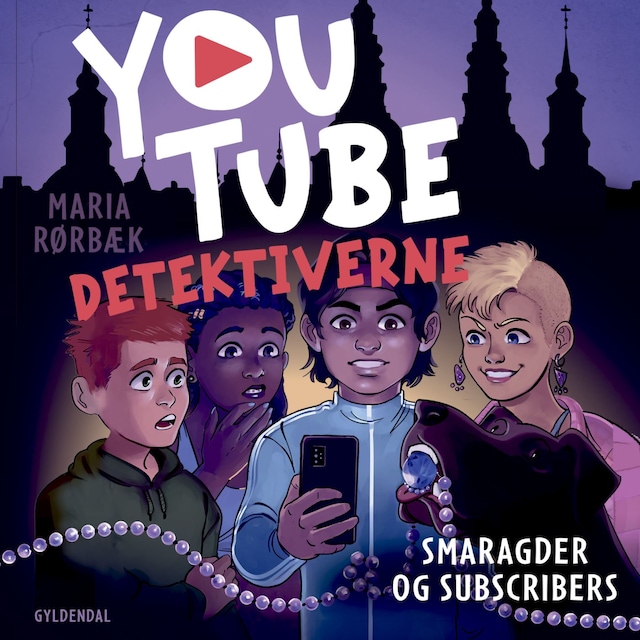 Bogomslag for YouTube-detektiverne 1 - Smaragder og subscribers