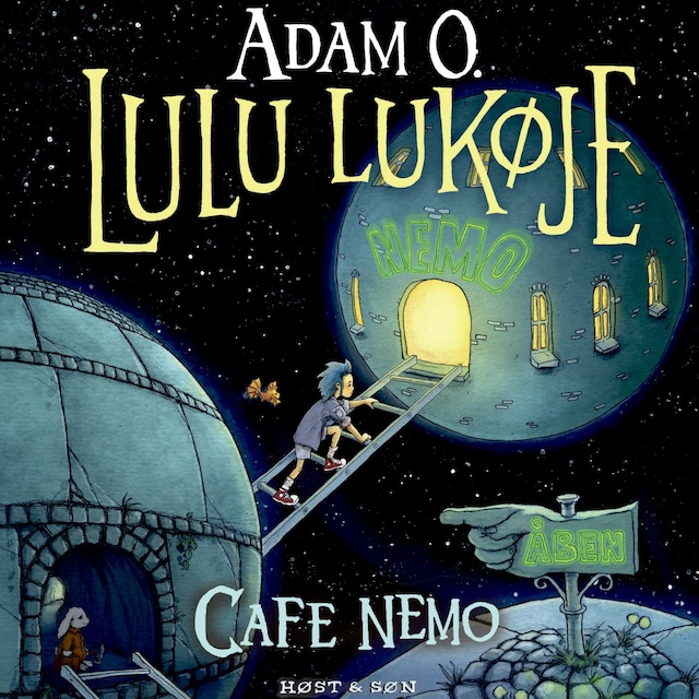 Kirjankansi teokselle Lulu Lukøje. Cafe Nemo