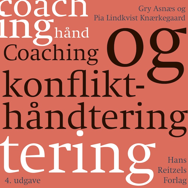 Boekomslag van Coaching og konflikthåndtering