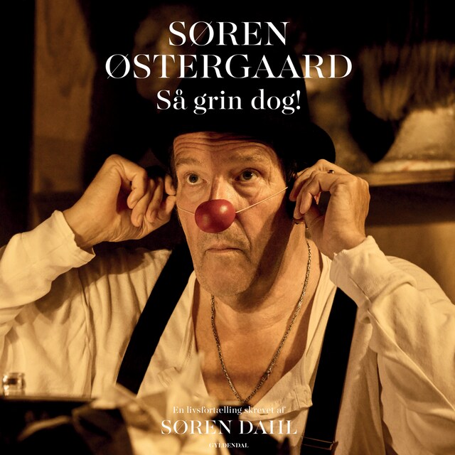 Portada de libro para Søren Østergaard. Så grin dog!