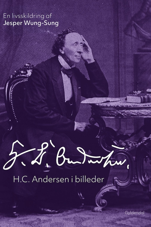 Kirjankansi teokselle H.C. Andersen i billeder