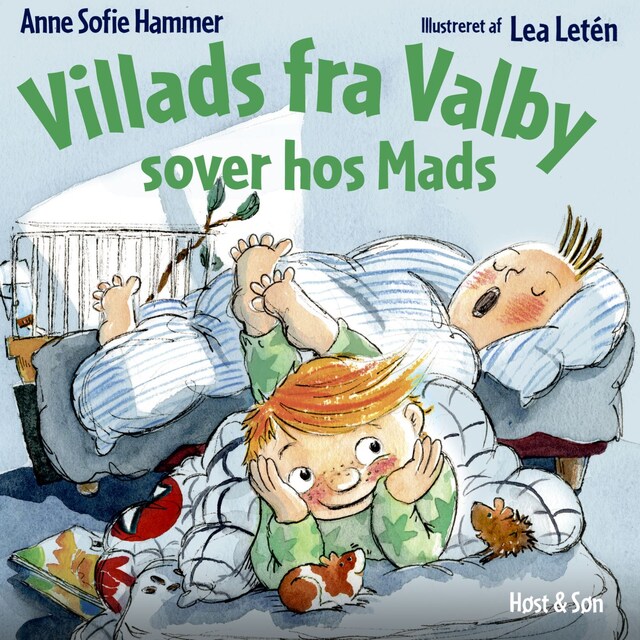 Book cover for Villads fra Valby sover hos Mads