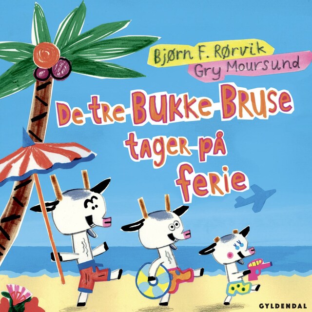 Couverture de livre pour De tre bukke bruse tager på ferie