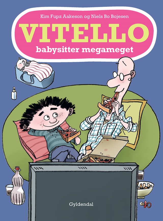 Book cover for Vitello babysitter megameget - Lyt&læs