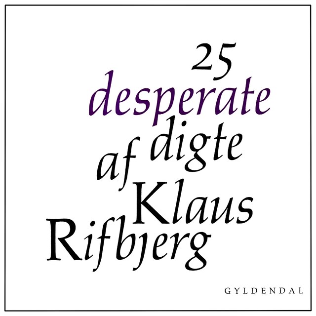 Book cover for 25 desperate digte