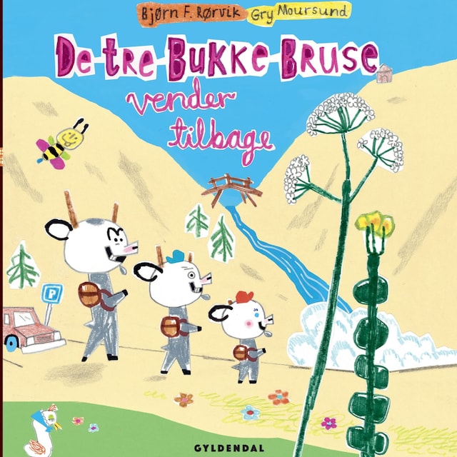 Buchcover für De tre bukke Bruse vender tilbage