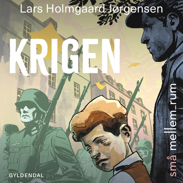 Book cover for små mellem_rum. Krigen