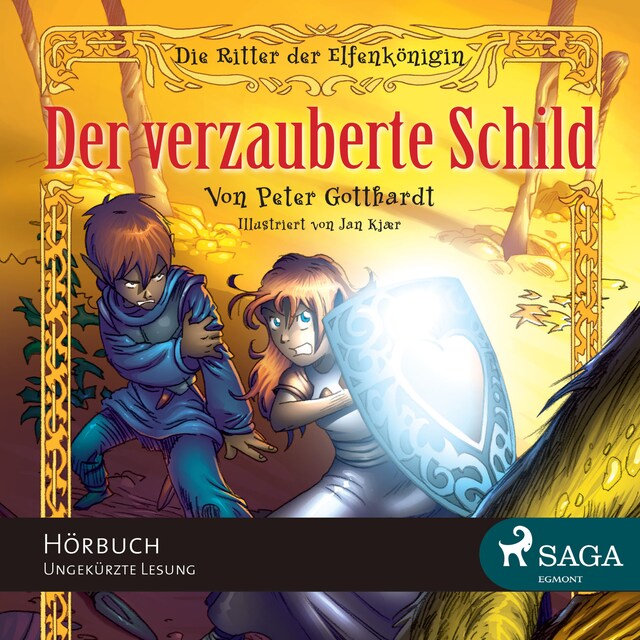 Kirjankansi teokselle Der verzauberte Schild - Die Ritter der Elfenkönigin 1 (ungekürzt)