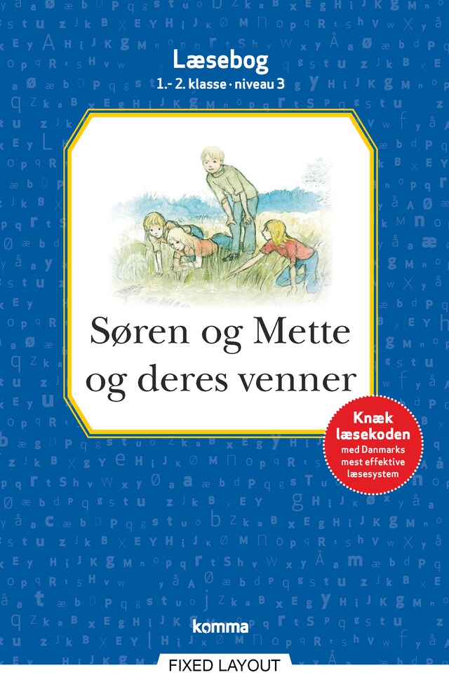 Bogomslag for Søren og Mette og deres venner læsebog 1.-2. kl. Niveau 3