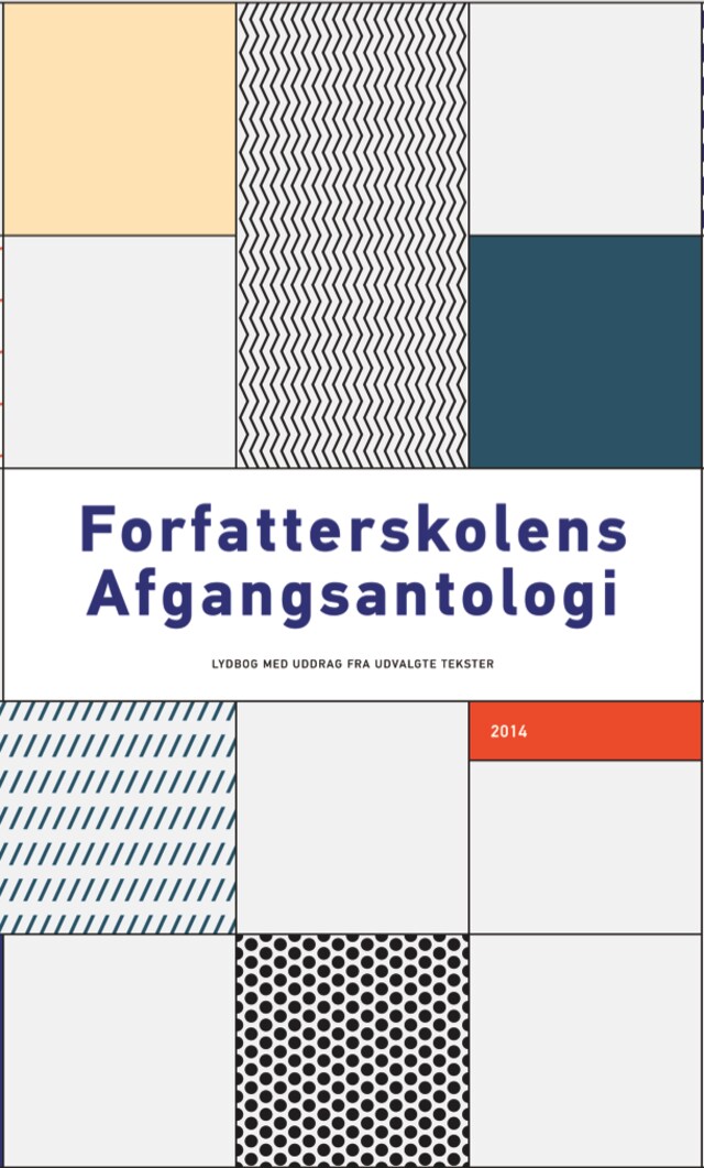 Bogomslag for Forfatterskolens afgangsantologi 2014