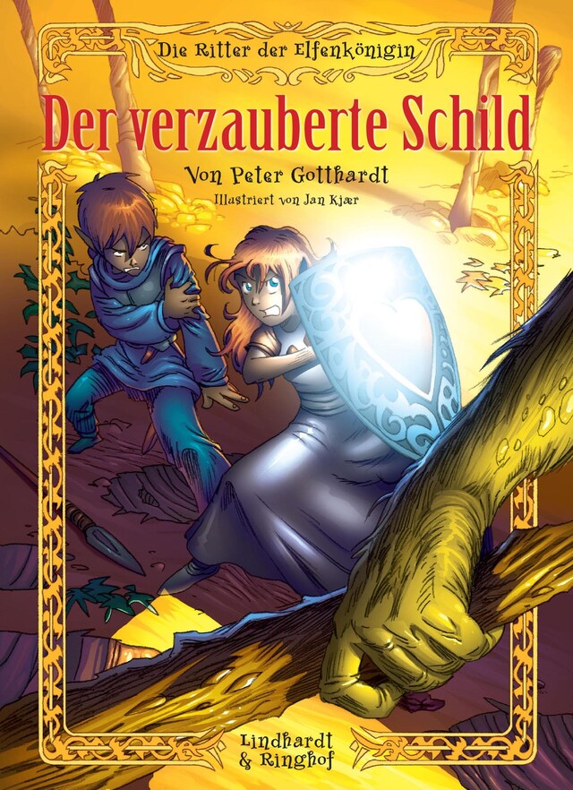 Buchcover für Die Ritter der Elfenkönigin 1: Der verzauberte Schild (mit Gesang und Musik)