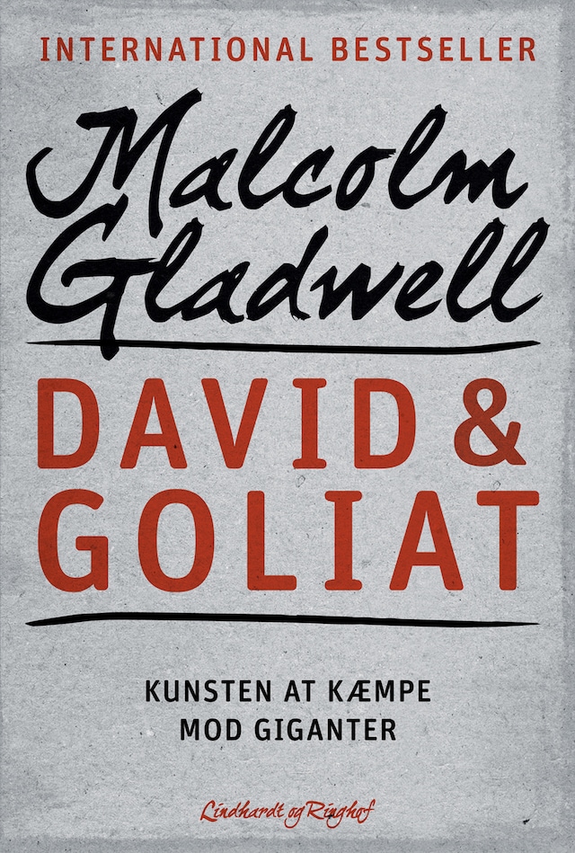 Portada de libro para David & Goliat - Kunsten at kæmpe mod giganter