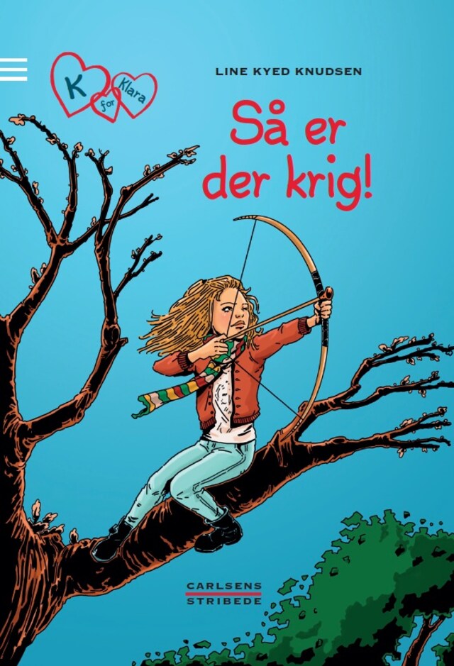 Bogomslag for K for Klara 6: Så er der krig!