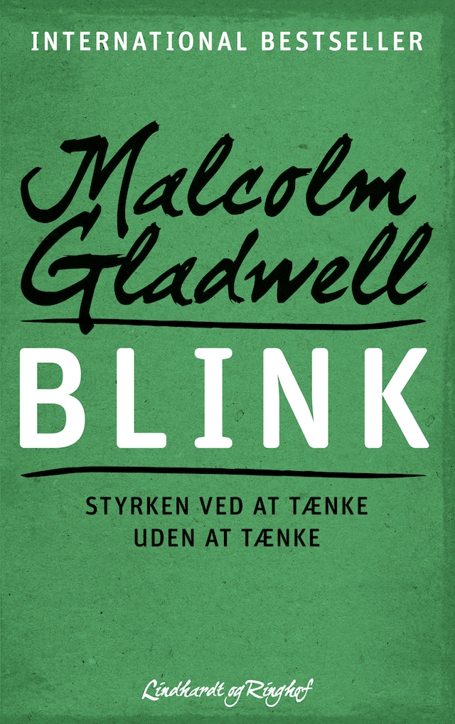 Book cover for Blink - Styrken ved at tænke uden at tænke