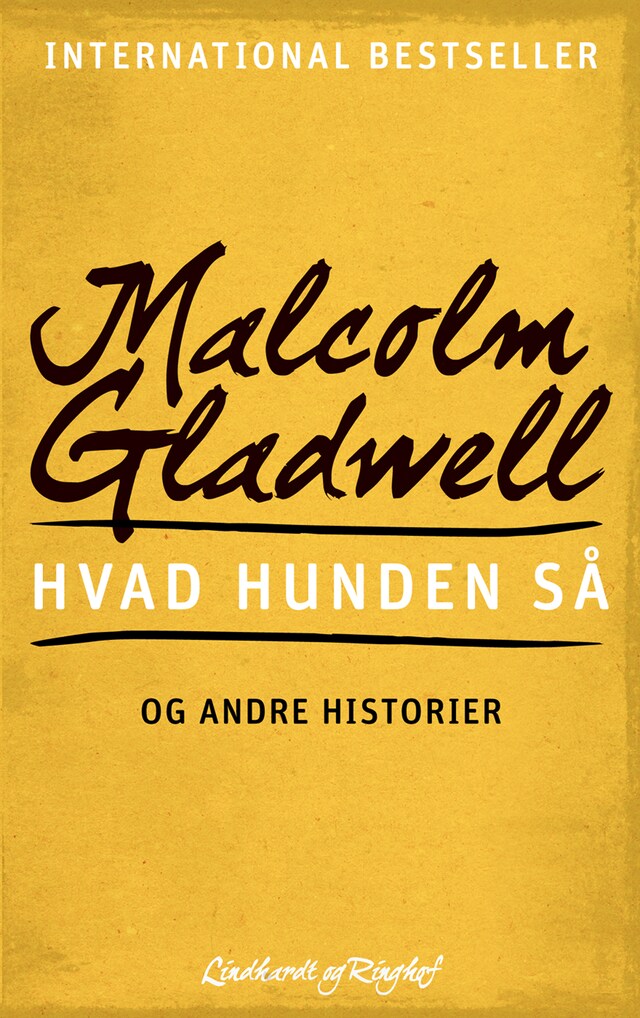 Copertina del libro per Hvad hunden så - og andre historier