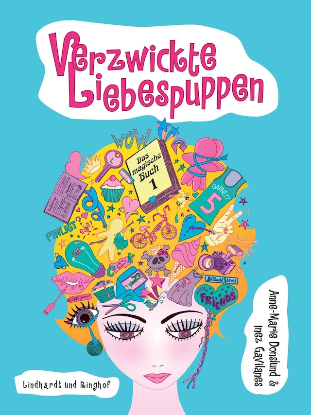 Book cover for Das magische Buch 1 - Verzwickte Liebespuppen