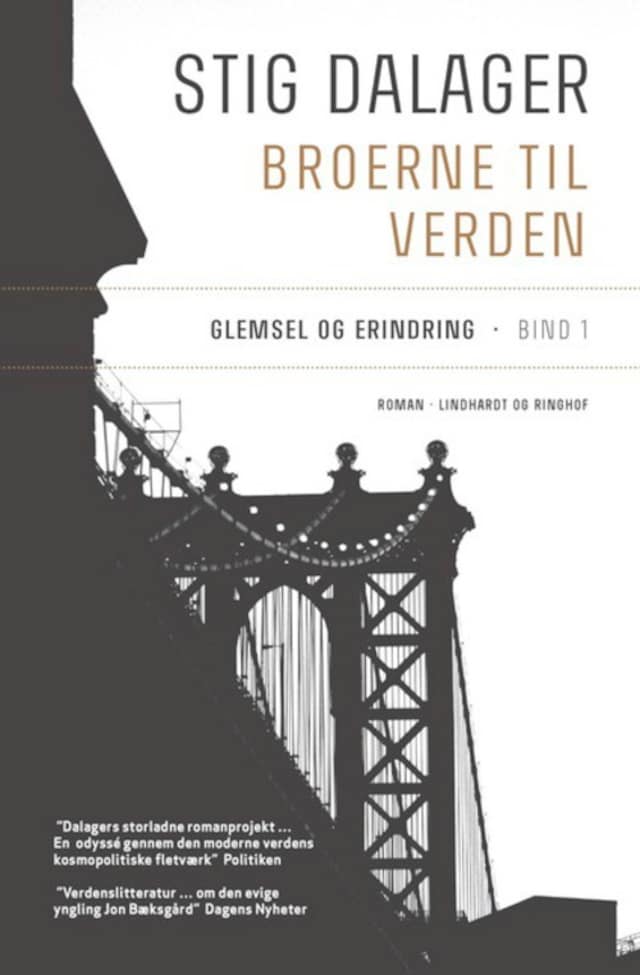 Okładka książki dla Glemsel og erindring - Broerne til verden 1