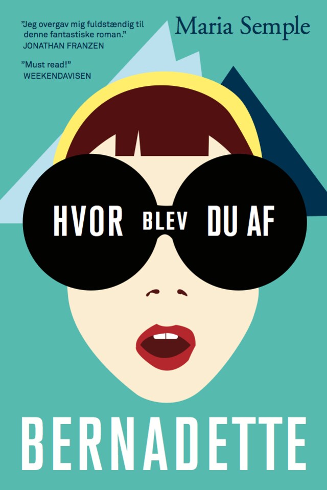 Couverture de livre pour Hvor blev du af Bernadette