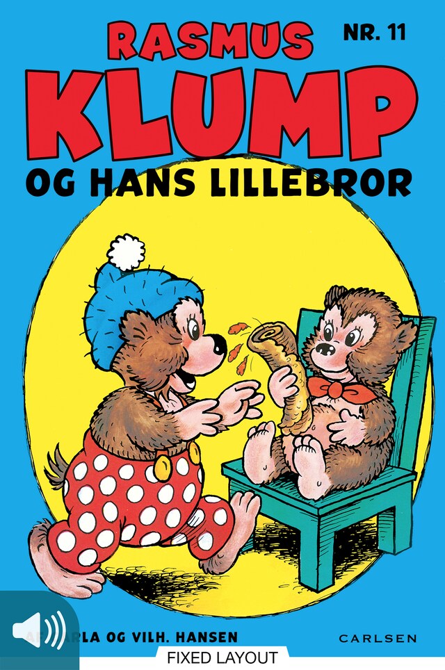 Bogomslag for Rasmus Klump og hans lillebror