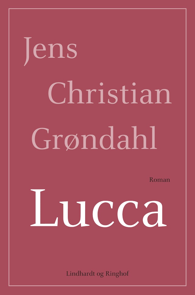 Kirjankansi teokselle Lucca