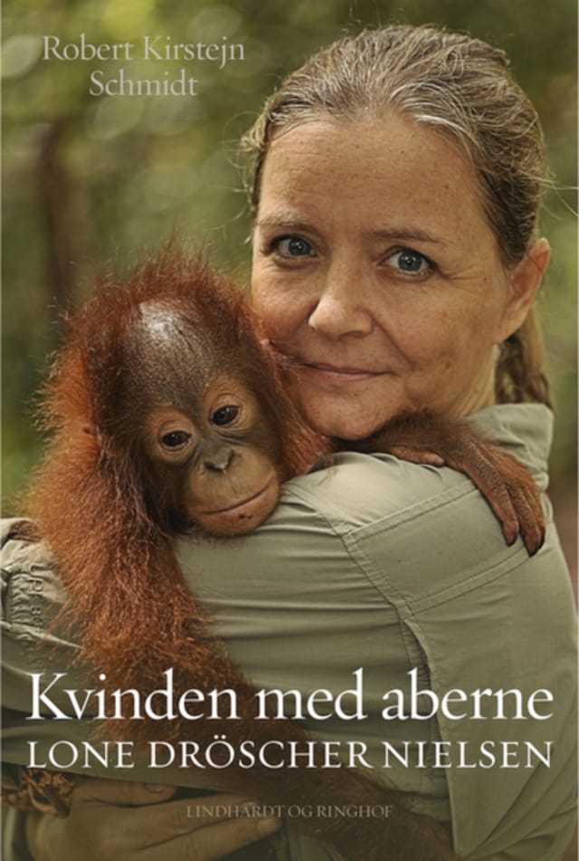 Bokomslag for Kvinden med aberne - Lone Dröscher Nielsen