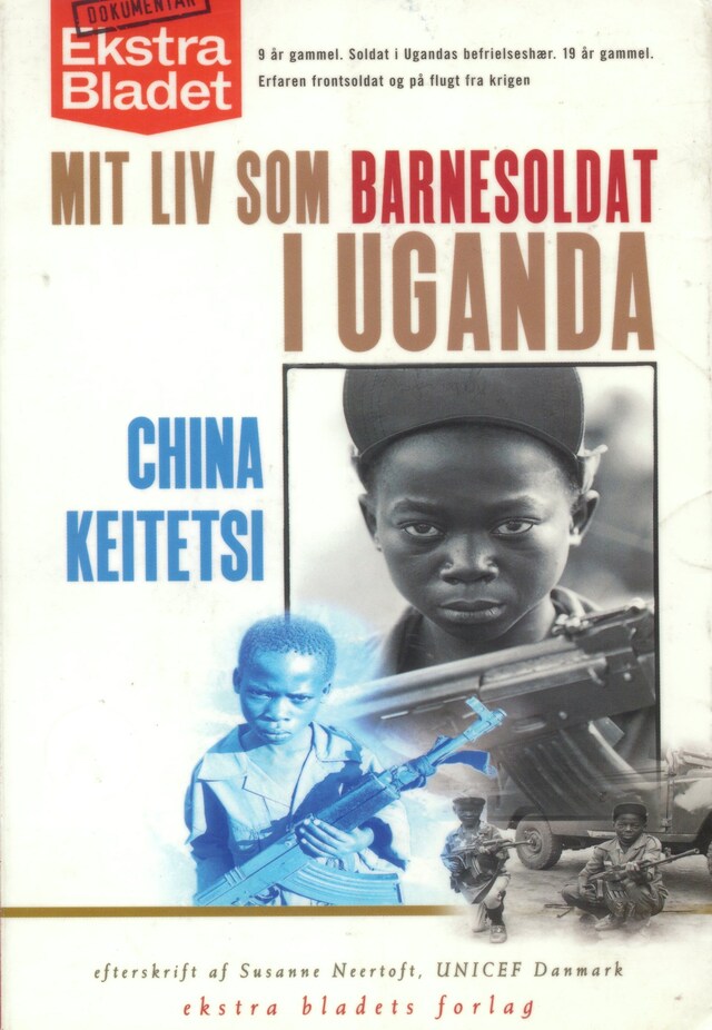 Buchcover für Mit liv som barnesoldat i Uganda