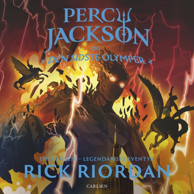 Bogomslag for Percy Jackson 5: Den sidste olymper