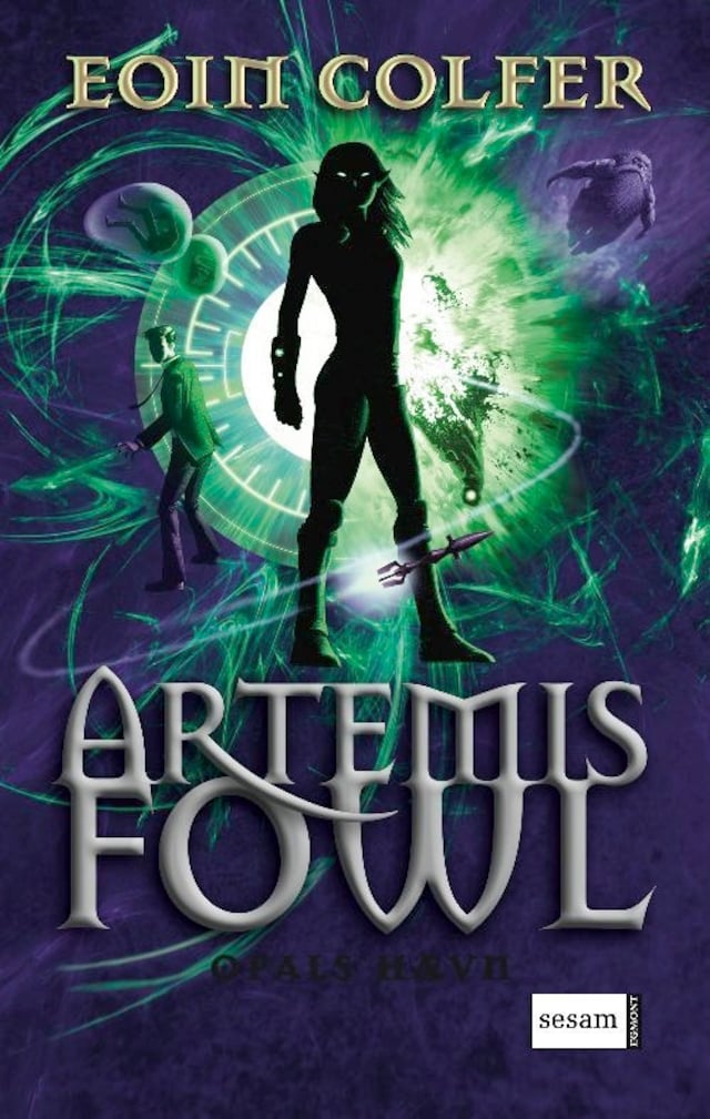 Book cover for Artemis Fowl 4 - Opals hævn