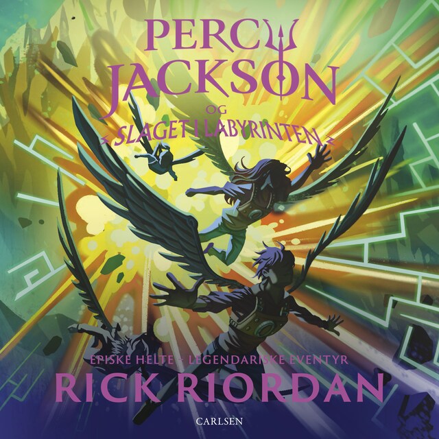 Okładka książki dla Percy Jackson 4: Slaget i labyrinten