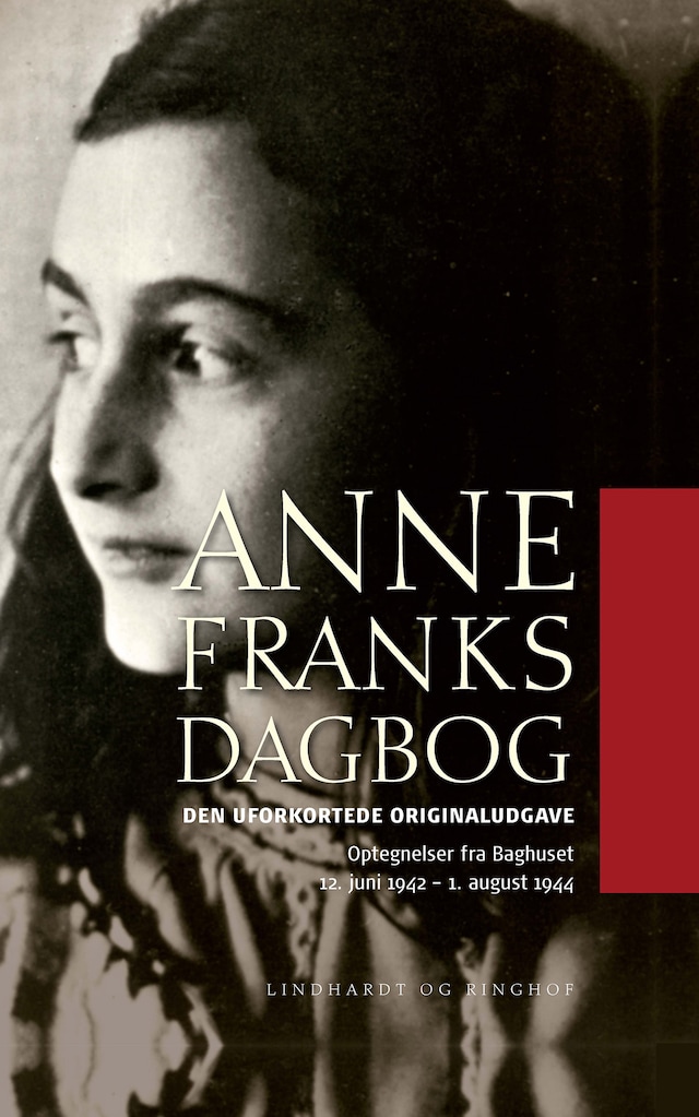 Buchcover für Anne Franks dagbog