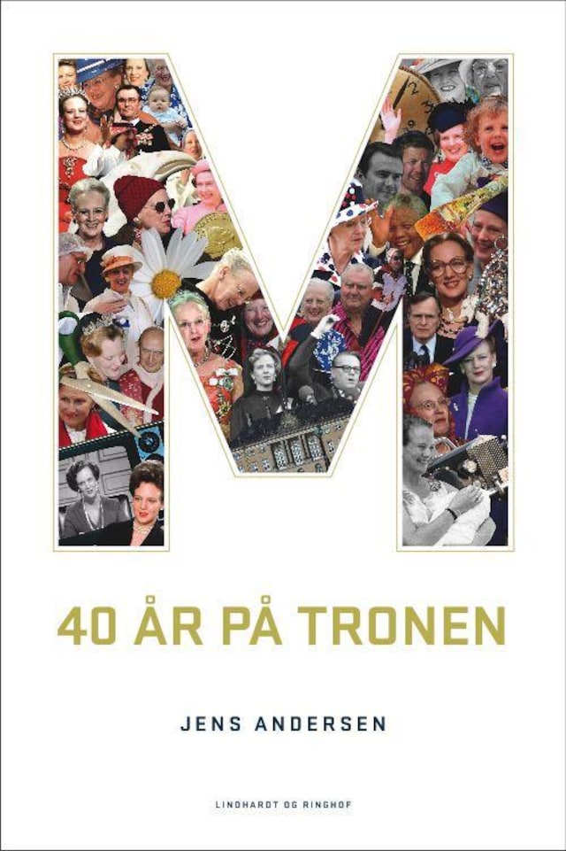 Buchcover für M - 40 år på tronen