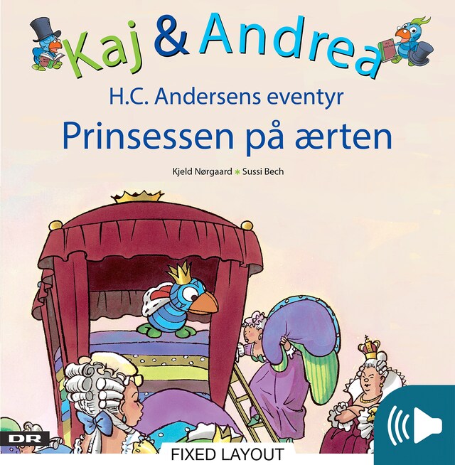 Bogomslag for Kaj & Andrea - Prinsessen på ærten