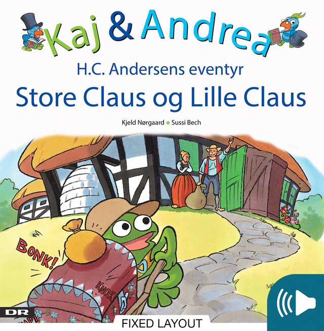 Bogomslag for Kaj & Andrea - Store Claus og lille Claus