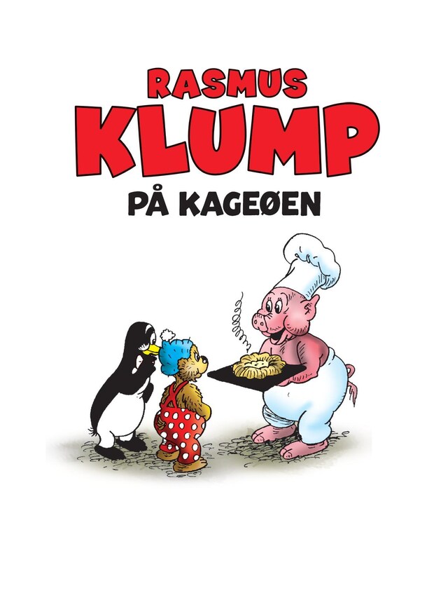 Bogomslag for Rasmus Klump på kageøen