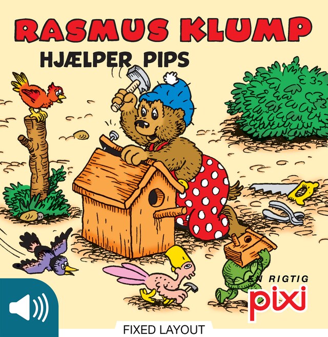 Bogomslag for Rasmus Klump hjælper Pips