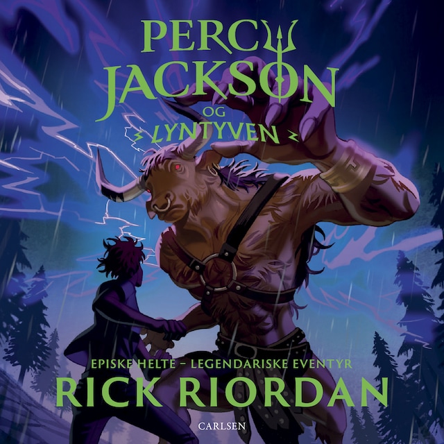 Book cover for Percy Jackson 1: Lyntyven