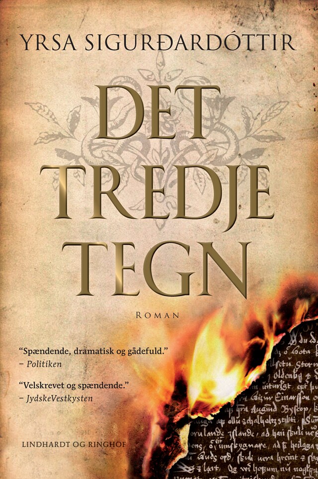 Book cover for Det tredje tegn