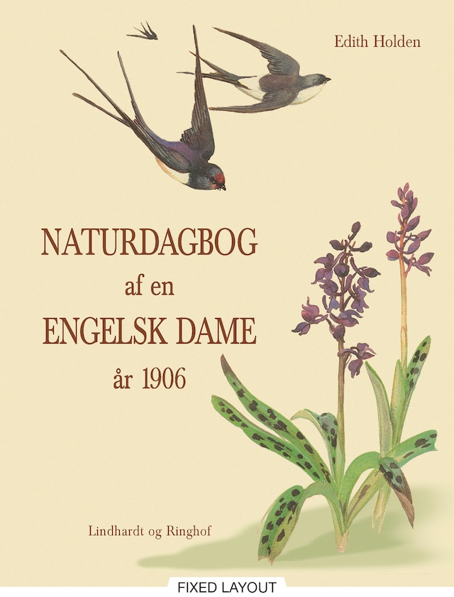 Okładka książki dla Naturdagbog af en engelsk dame år 1906