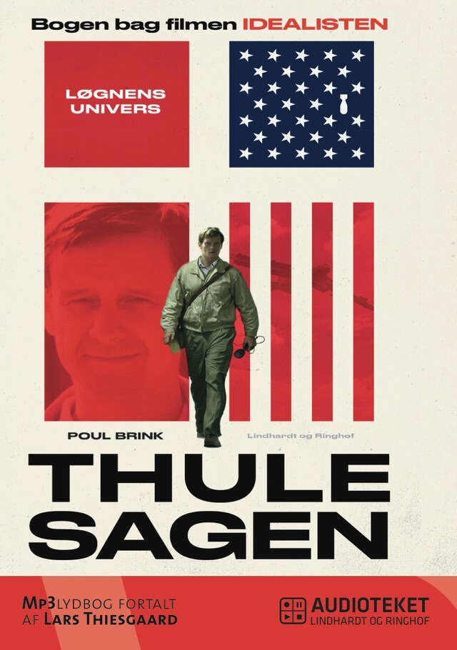 Buchcover für Thulesagen. Løgnens univers. Bogen bag filmen Idealisten