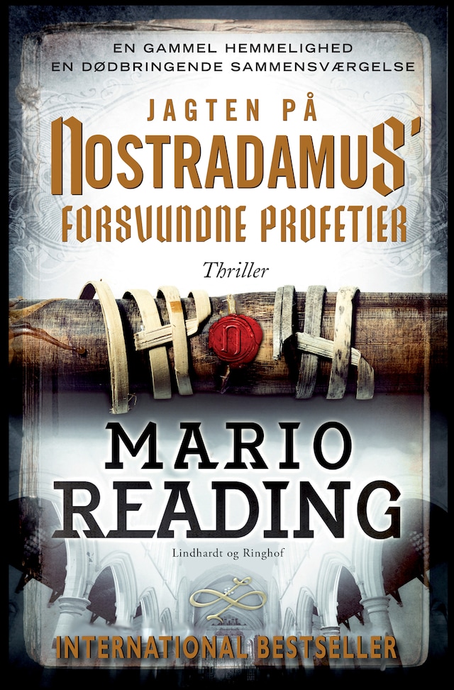 Book cover for Jagten på Nostradamus' forsvundne profetier