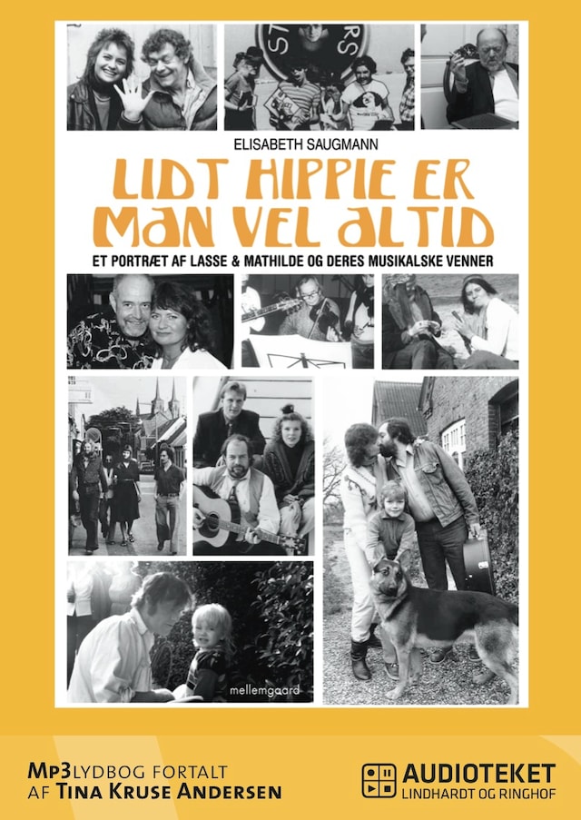 Portada de libro para Lidt hippie er man vel altid - et portræt af Lasse & Mathilde og deres musikalske venner