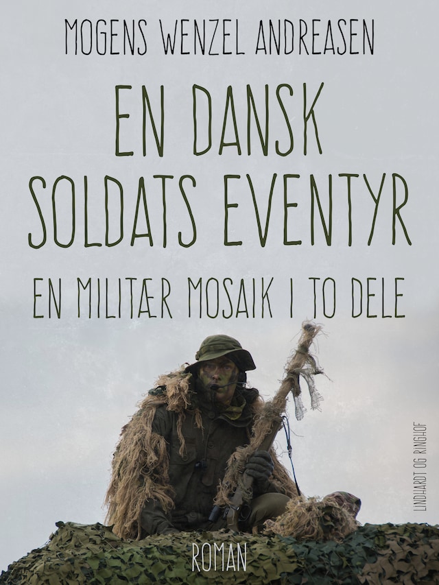 Portada de libro para En dansk soldats eventyr. En militær mosaik i to dele