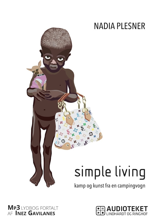 Book cover for Simple living. Kamp og kunst fra en campingvogn