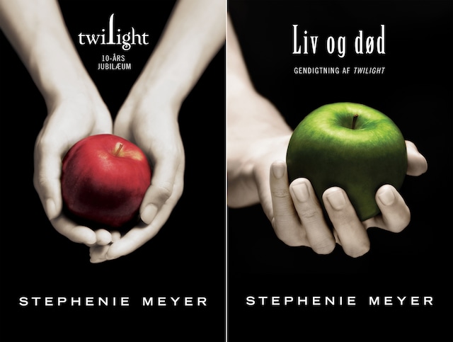Kirjankansi teokselle Twilight 10-års jubilæum/Liv og død
