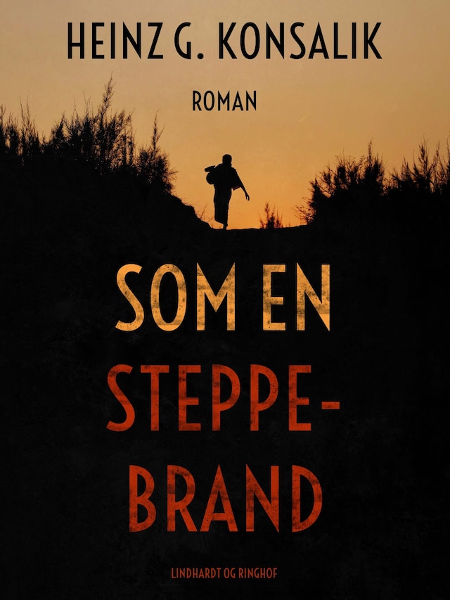 Book cover for Som en steppebrand